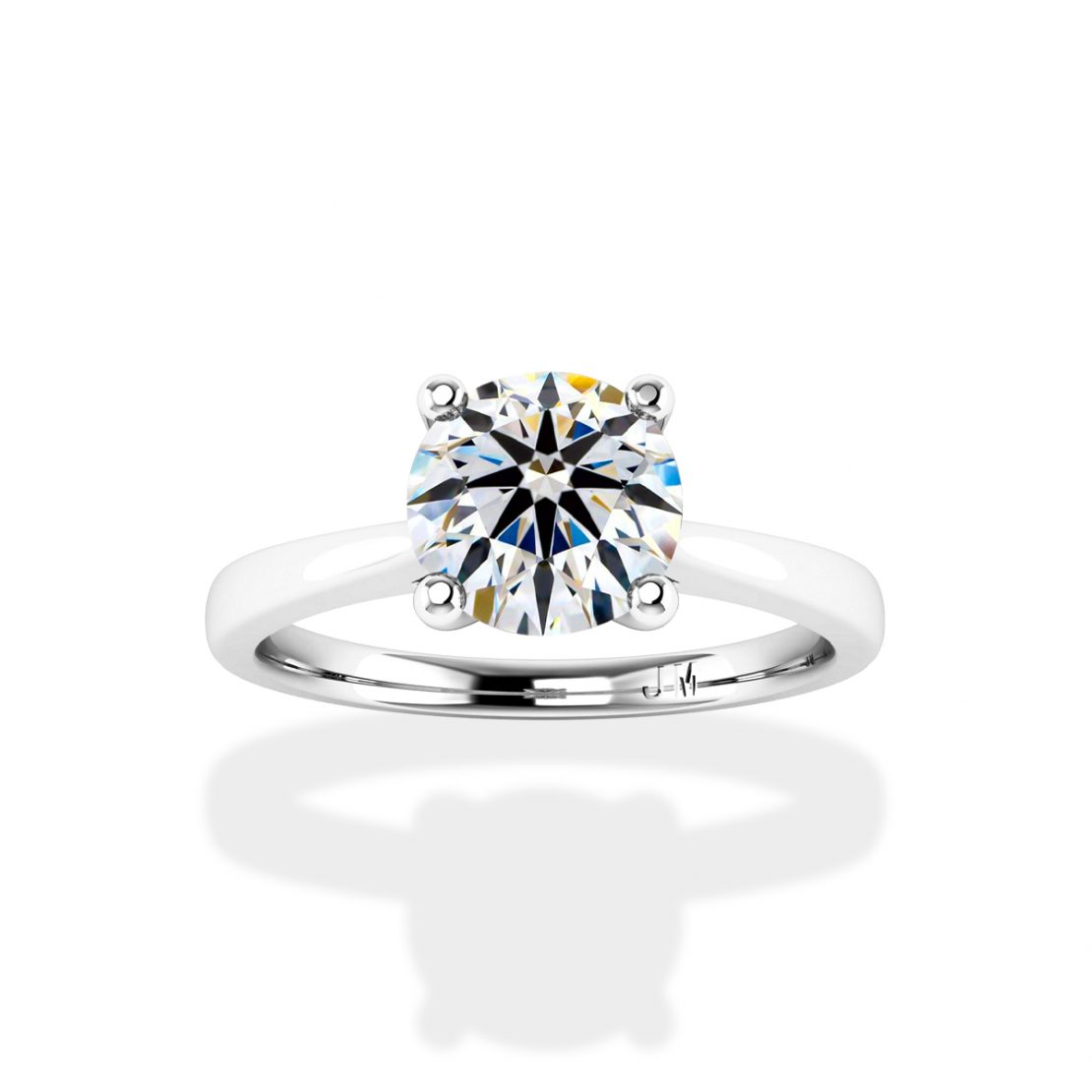 Nhẫn kim cương trơn đẹp- Jemmia Diamond