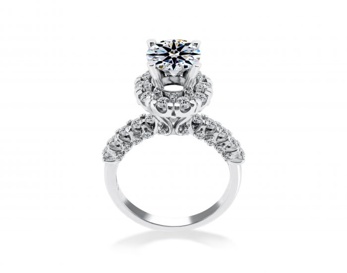 Nhẫn kim cương 10 ly chất lượng - Jemmia Diamond