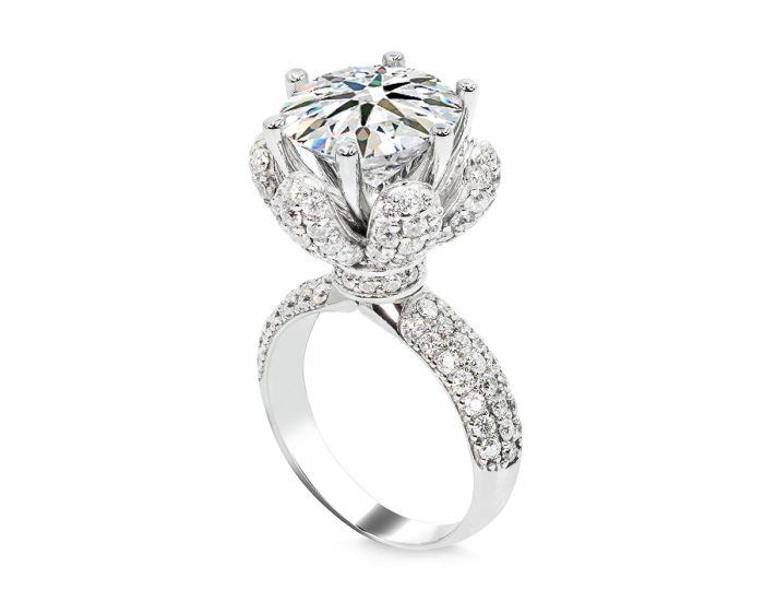 Nhẫn kim cương 6 chấu giá rẻ - Jemmia Diamond