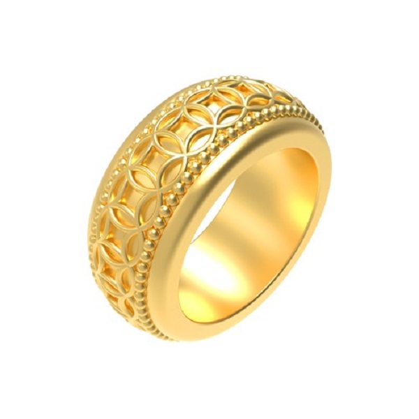 Nhẫn trơn 1 lượng mạ vàng 24k cao cấp khắc 9999 siêu bền màu - MixASale