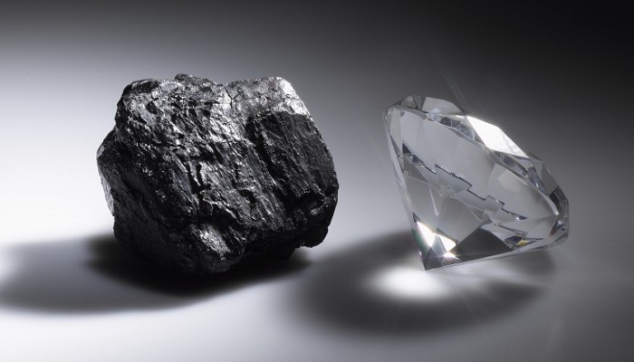 kim cương và than chì là hai dạng thù hình của các bon - kim cương than chì và than vô định hình là