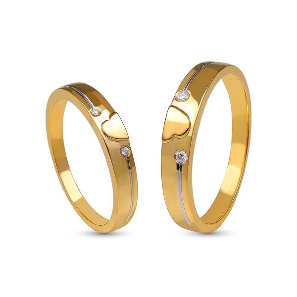 Nhẫn nam 18K làm nhẫn cưới hoặc chỉ làm trang sức hàng ngày đều tốt -  JEMMIA DIAMOND