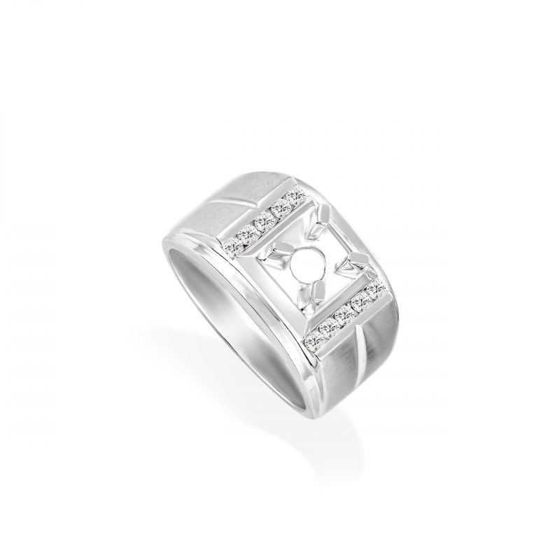Vỏ nhẫn kim cương nam đẹp với thiết kế đơn giản 