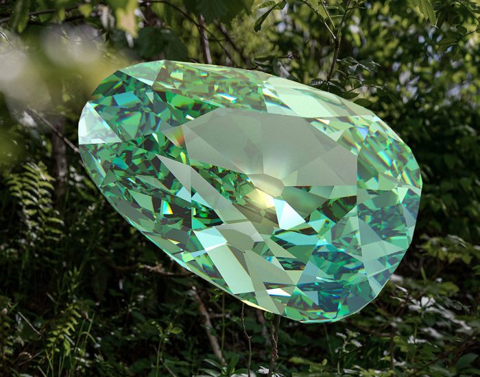 kim cương xanh lá cây