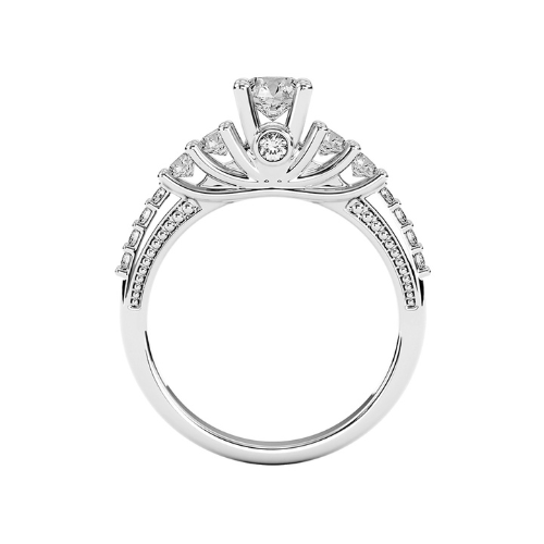 Vỏ nhẫn kim cương nữ FiveStone - Jemmia