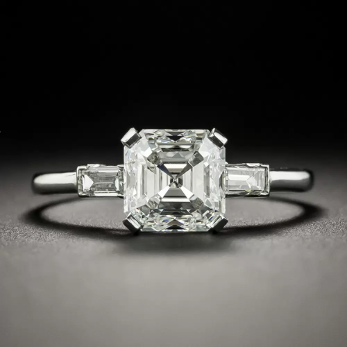 nhẫn kim cương Asscher