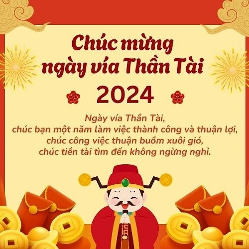 Tuyển chọn những lời chúc hay ngày vía thần tài 2024 - JEMMIA DIAMOND