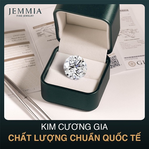 Hình 3: Jemmia là địa chỉ cung cấp kim cương 100% nhập khẩu chính ngạch