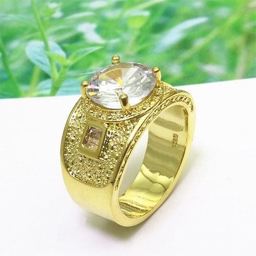 Hình 8: Nhẫn vàng 18k cho nam đính đá