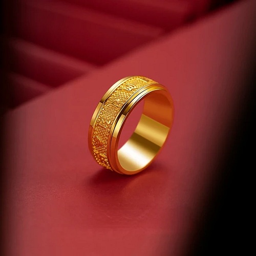 Hình 5: Nhẫn vàng nam xoay mang phong cách lịch lãm, đẳng cấp