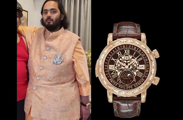 Anant Ambani đeo đồng hồ Patek Philippe Grand Complication Sky Moon Tourbillon