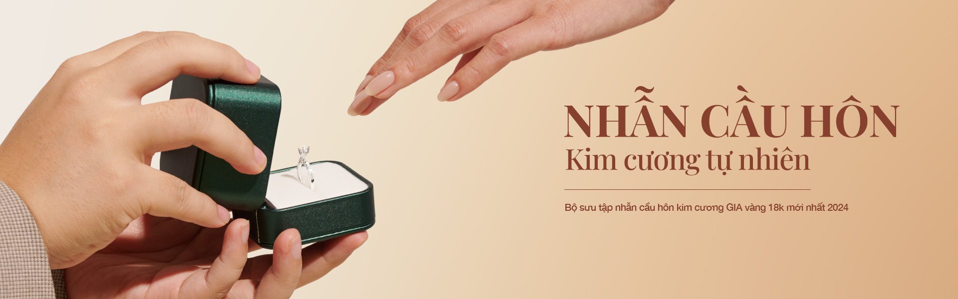 Nhẫn cầu hôn kim cương